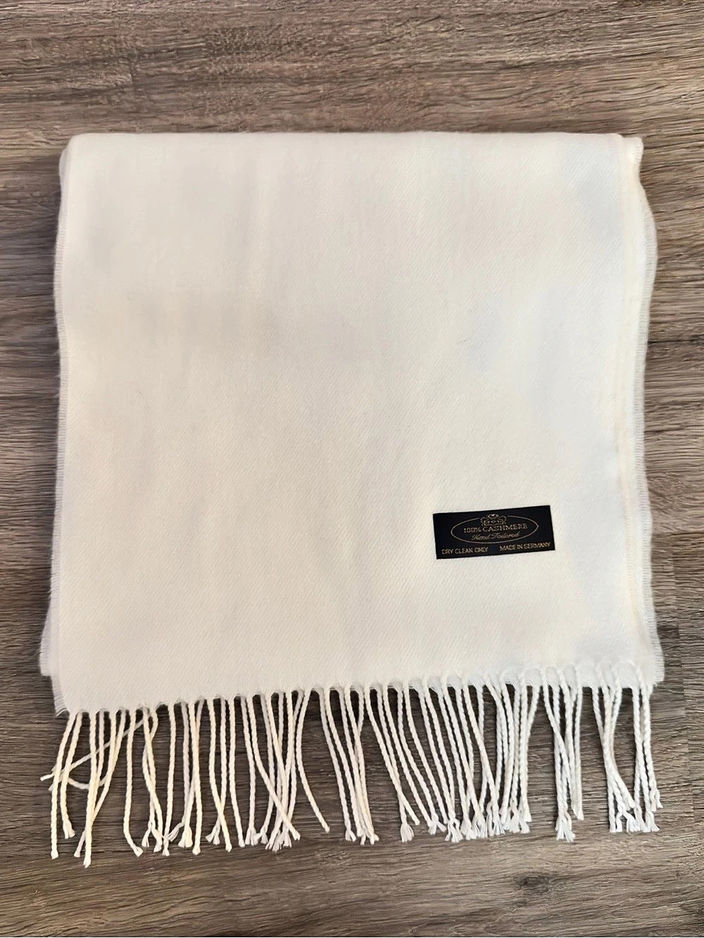 Strellson Germany Cashmere Scarf in Cream